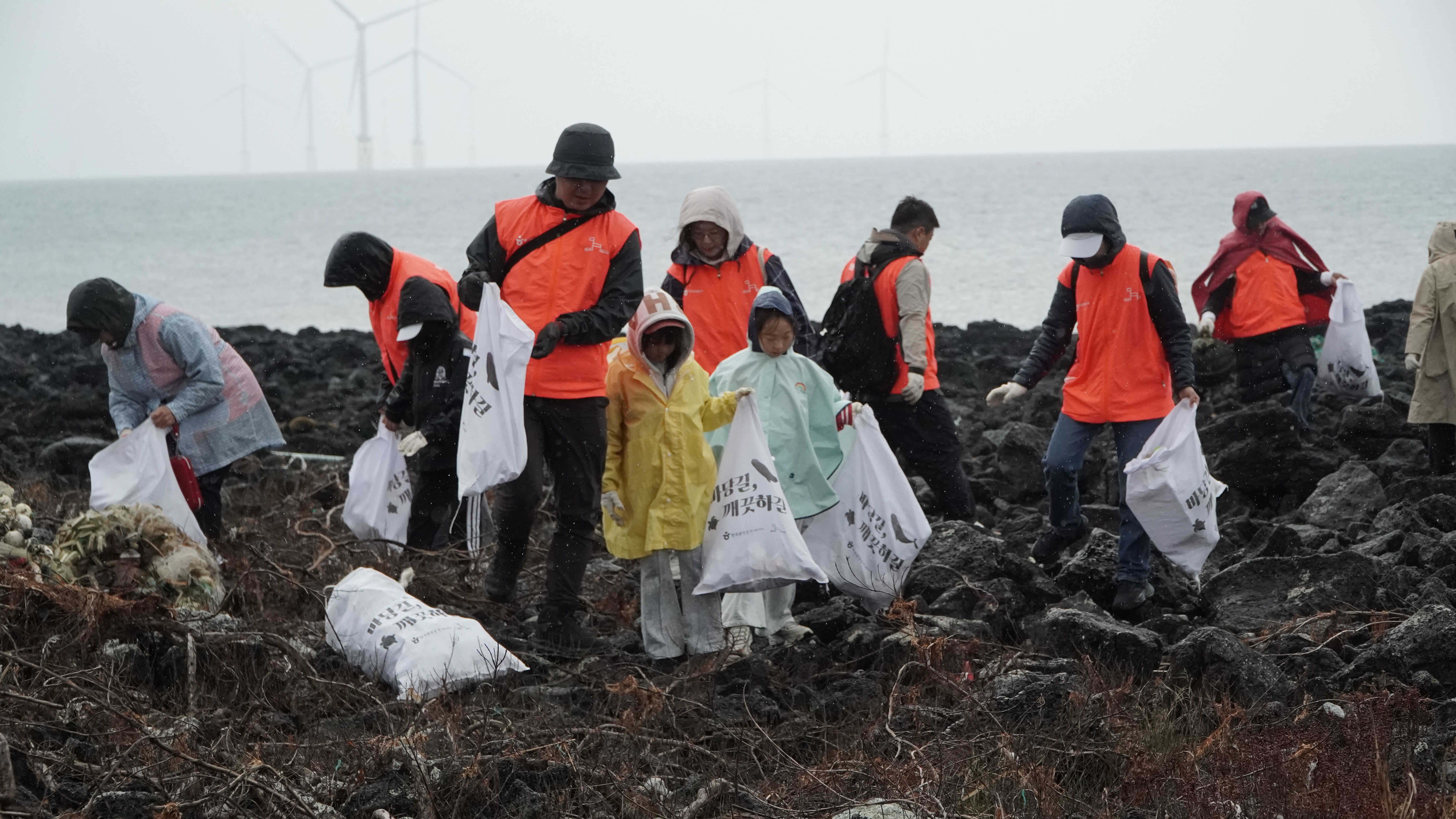 2025.04 비양도 해양쓰레기 수거